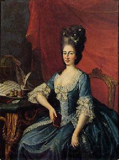 unknow artist Portrait of Maria Beatrice d'Este Archduchess of Austria